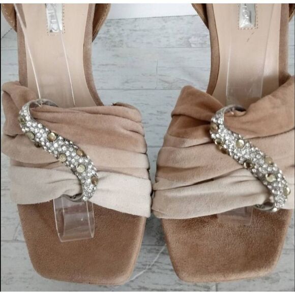 H by Halston Suede Ankle Strap Heel - Picture 3 of 8